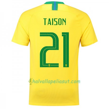 Jalkapallo Pelipaidat Brasilia Taison 21 World Cup 2018 Kotipaita